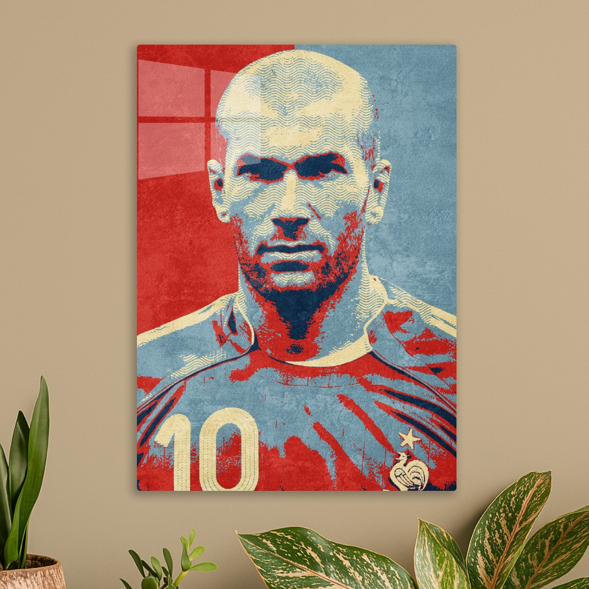 zidane popart
