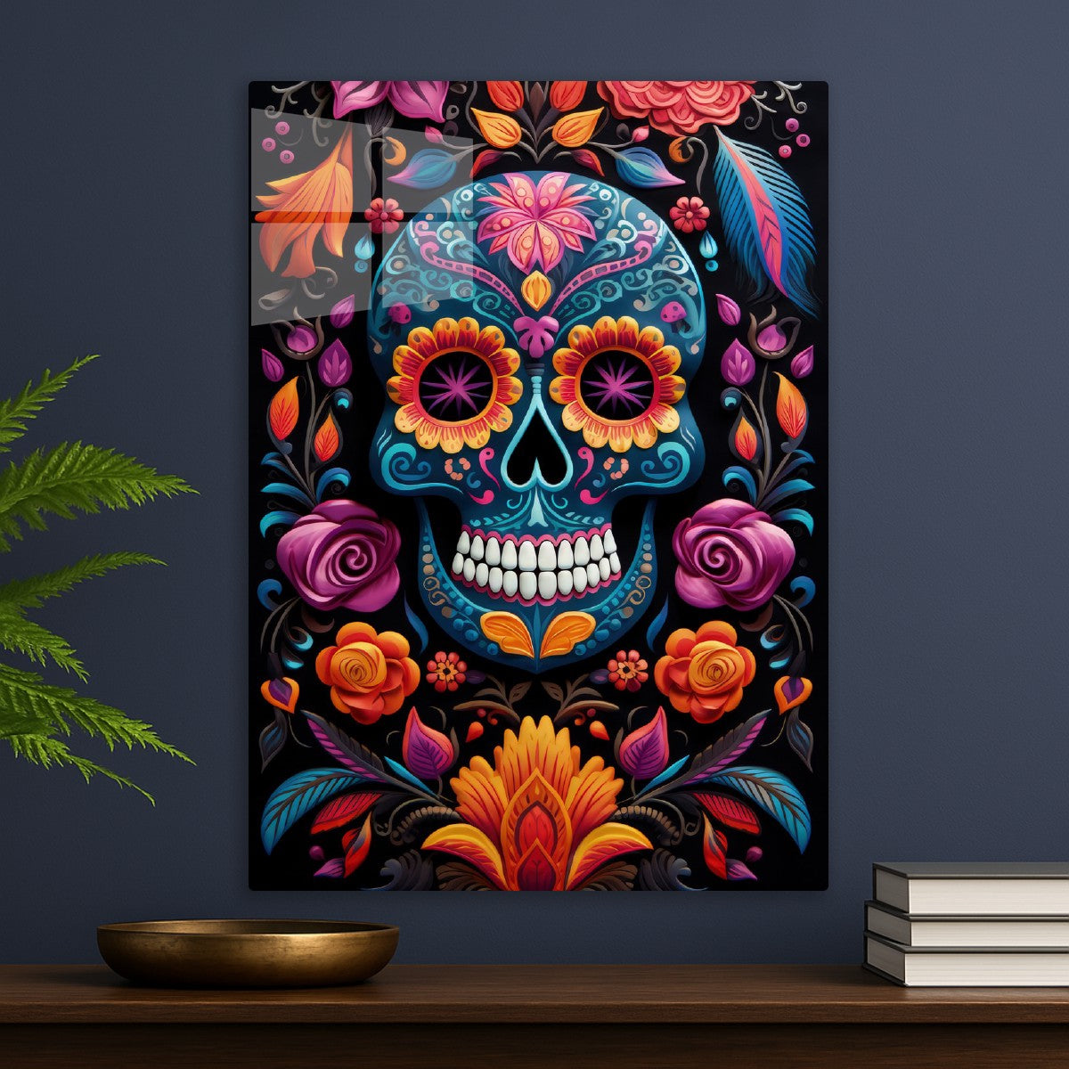 Vibrant Sugar Skull