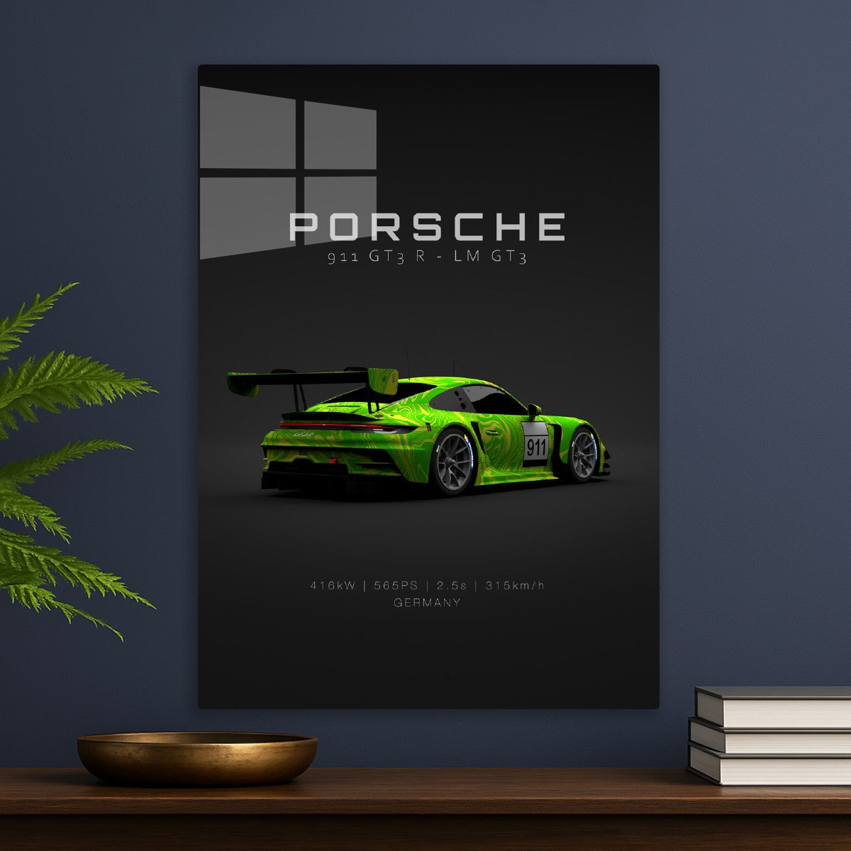 Porsche LM GT3 911 GT3 R Back