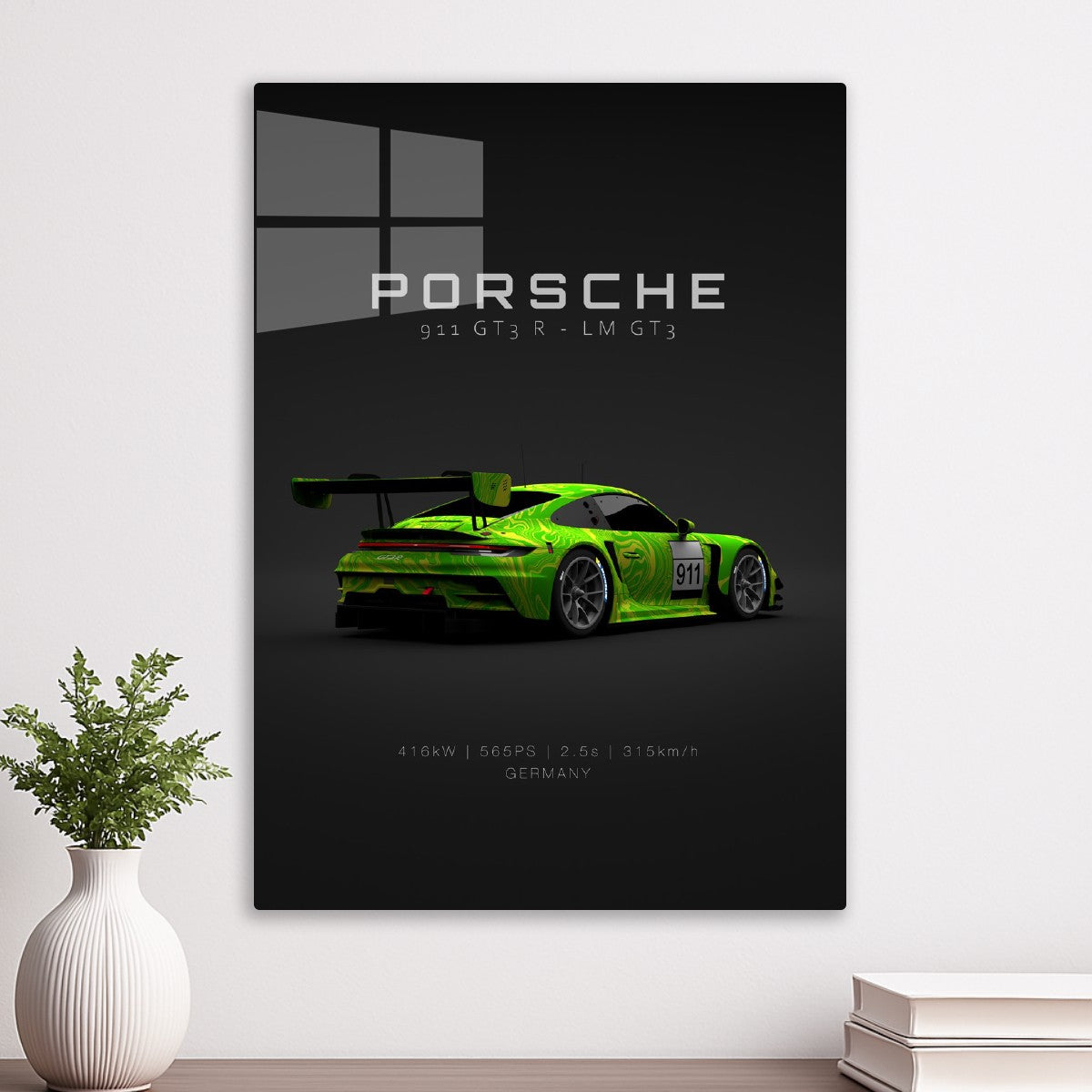 Porsche LM GT3 911 GT3 R Back