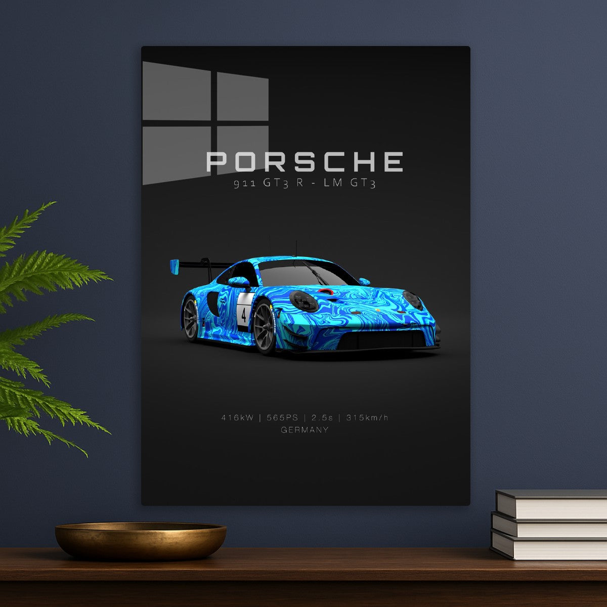 Porsche GT3 R No. 4 Front
