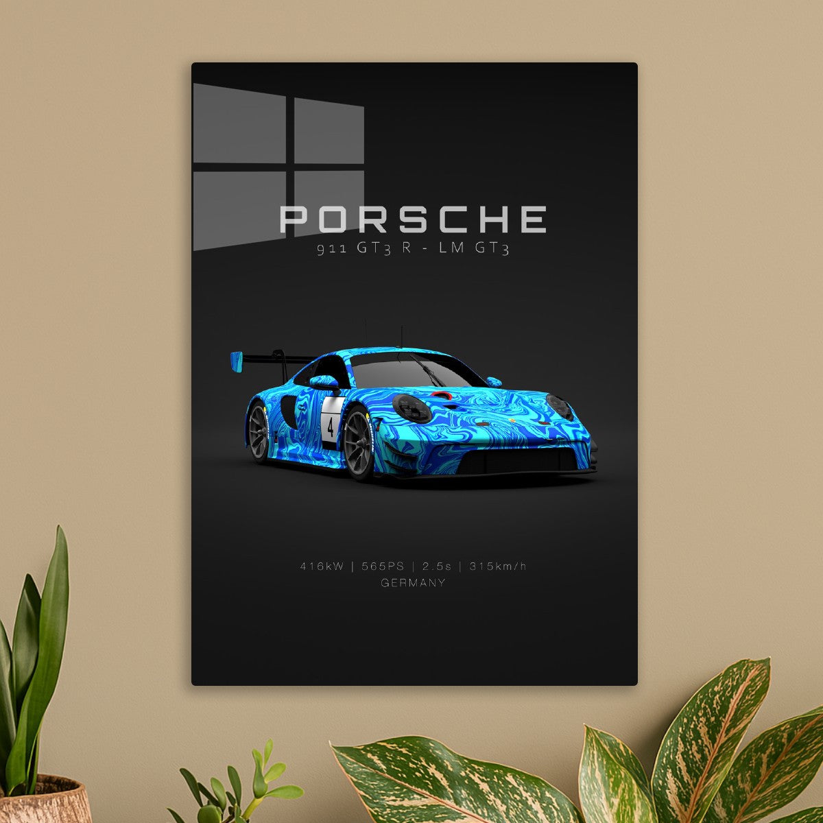 Porsche GT3 R No. 4 Front