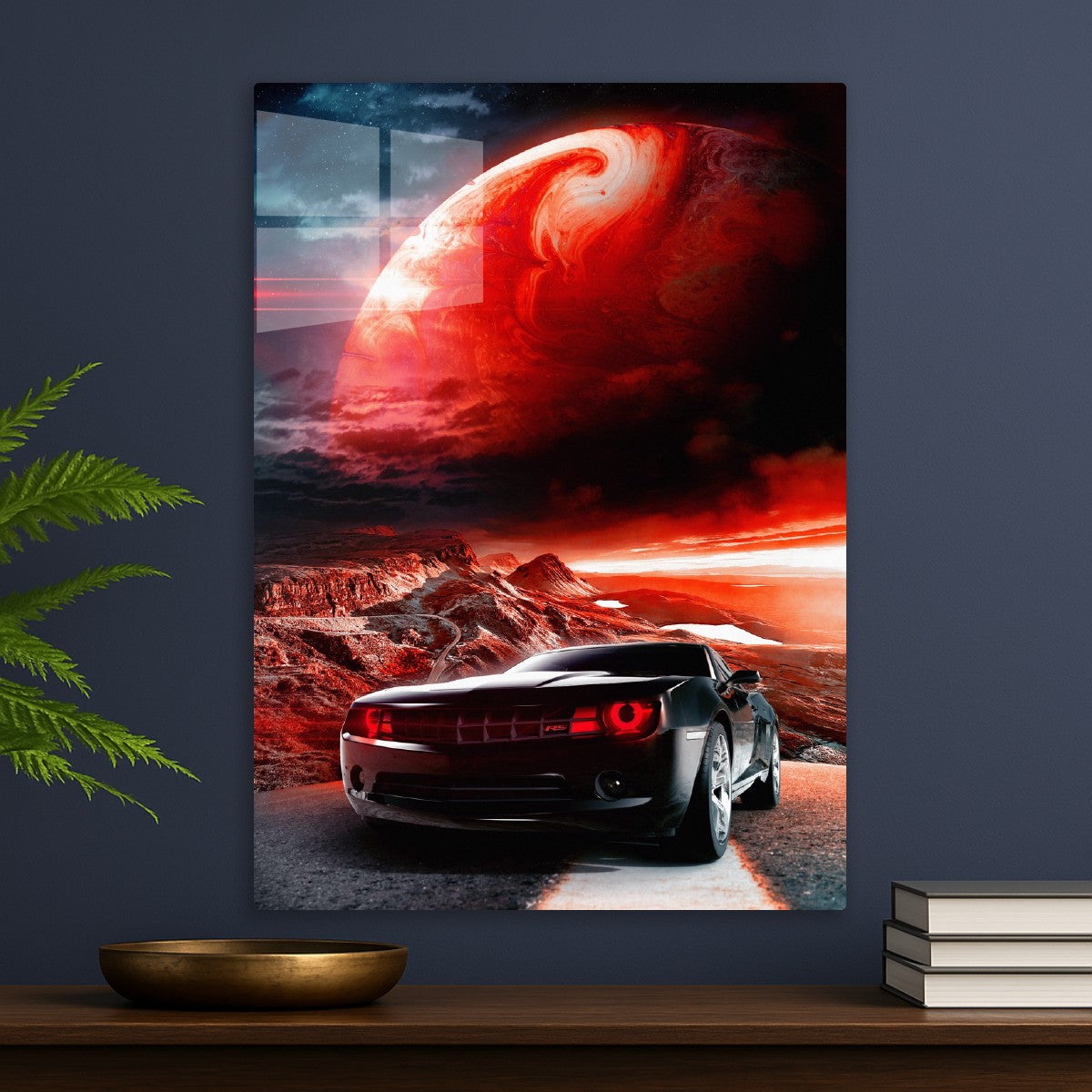 Muscle Car on Alien Planet
