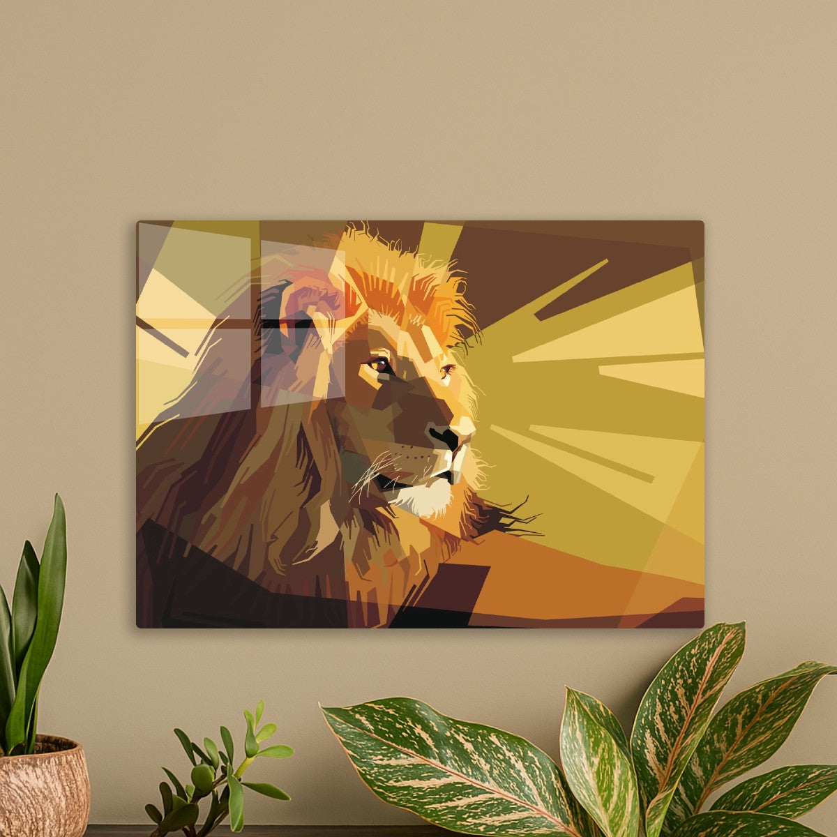 Lion pop art
