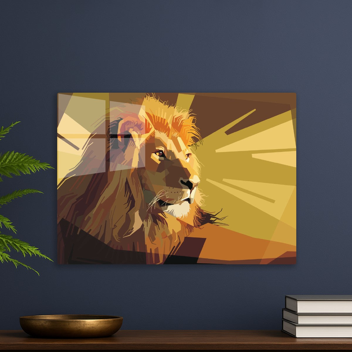 Lion pop art