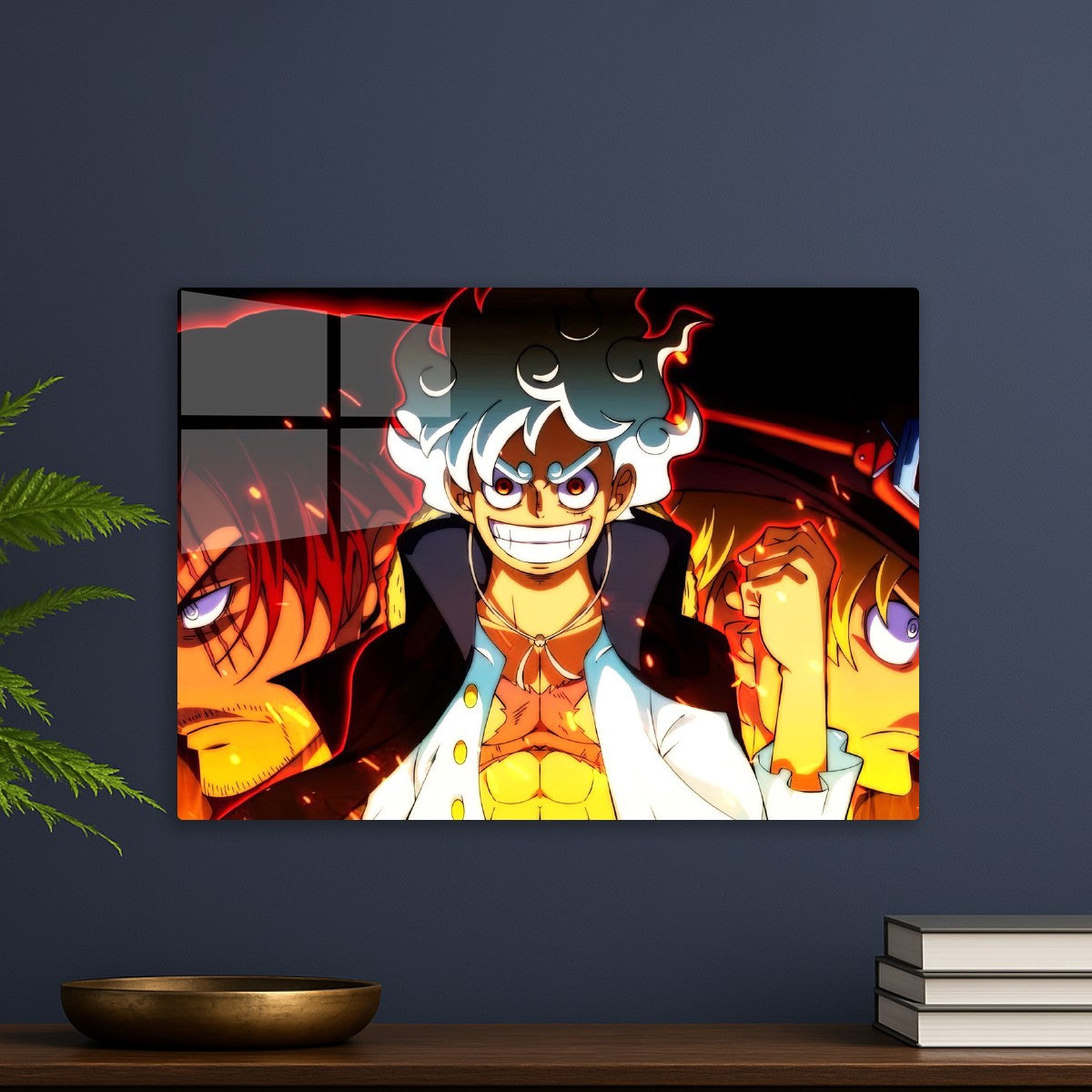 LUFFY SHANKS AND SABO