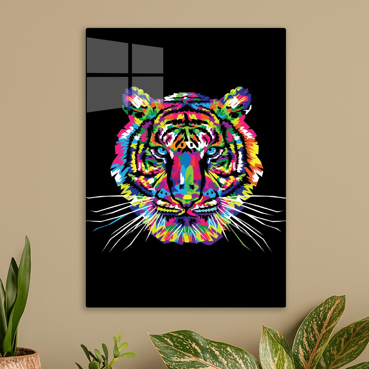 Pop art style Tiger