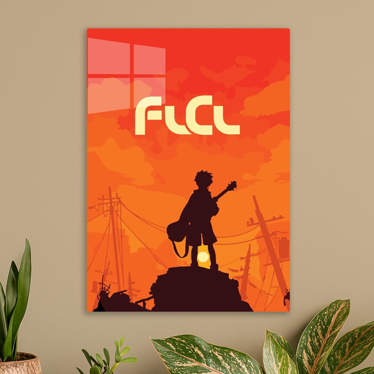 FLCL anime Rare Poster