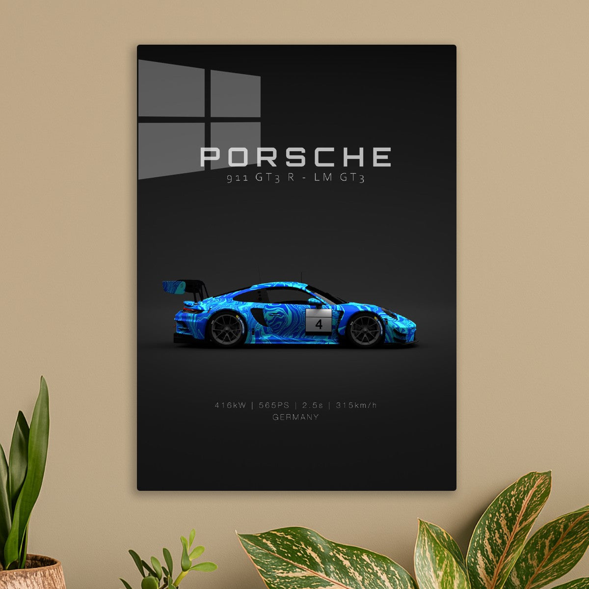 Porsche LM GT3 911 GT3 R No.4