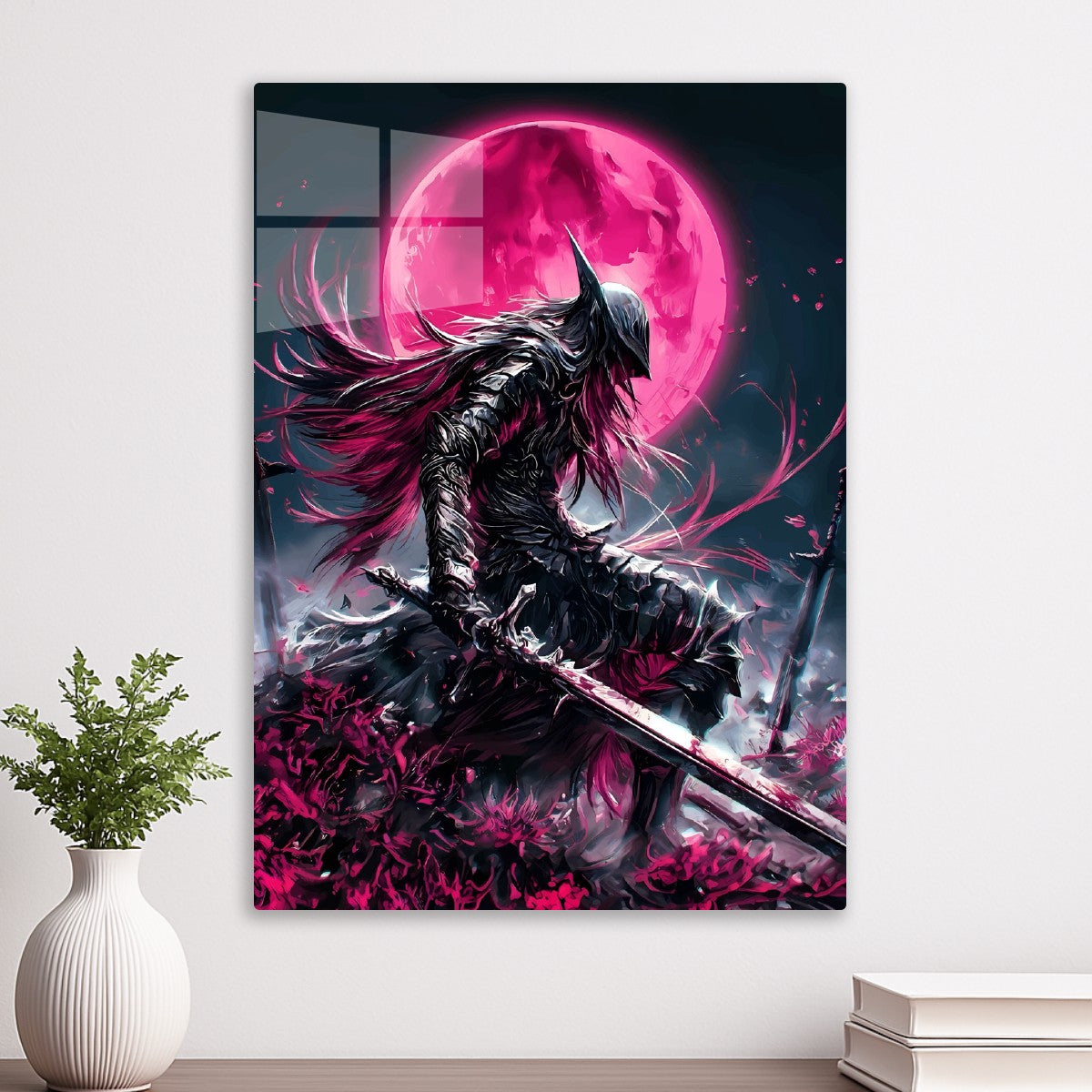 Dark Knight Under Blood Moon