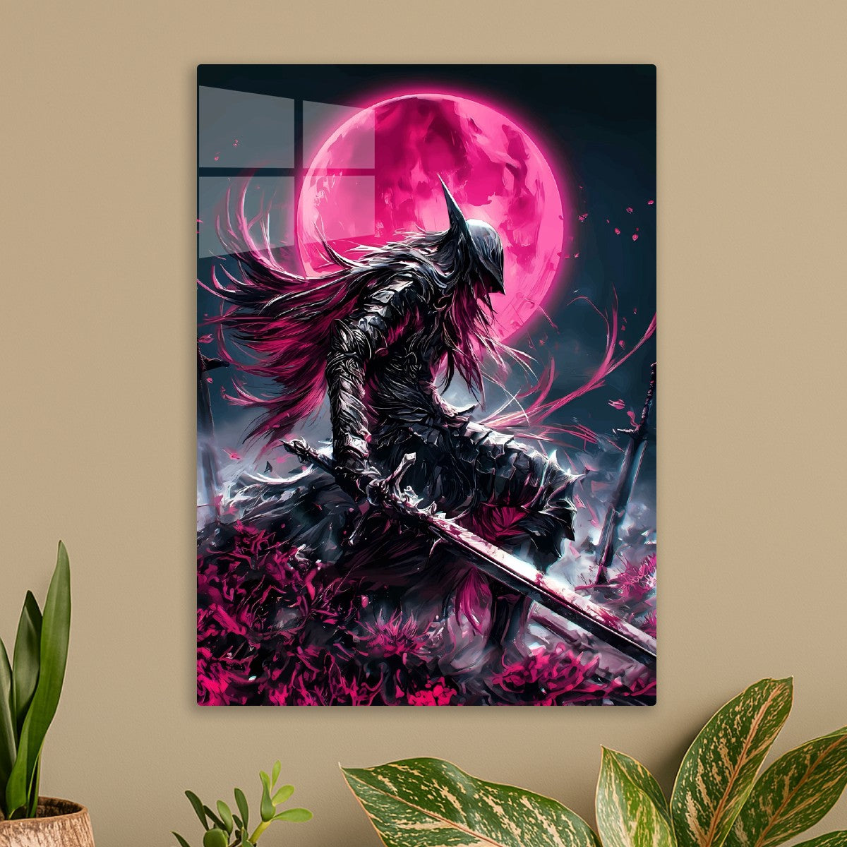 Dark Knight Under Blood Moon