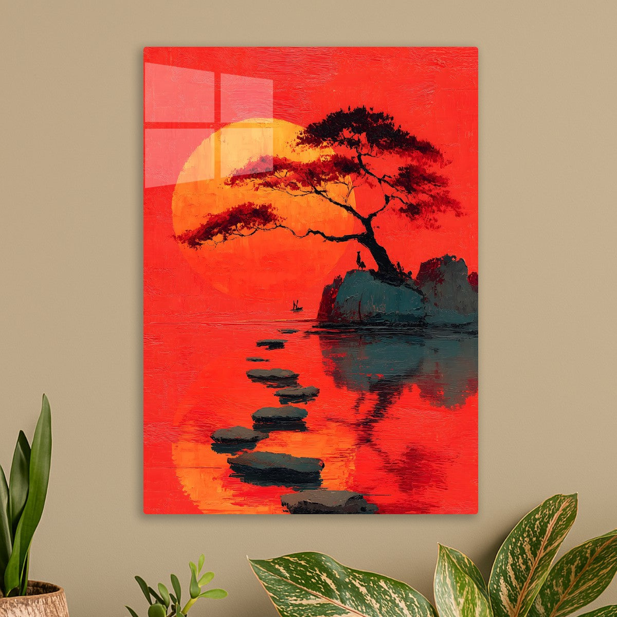 Serenity in Scarlet