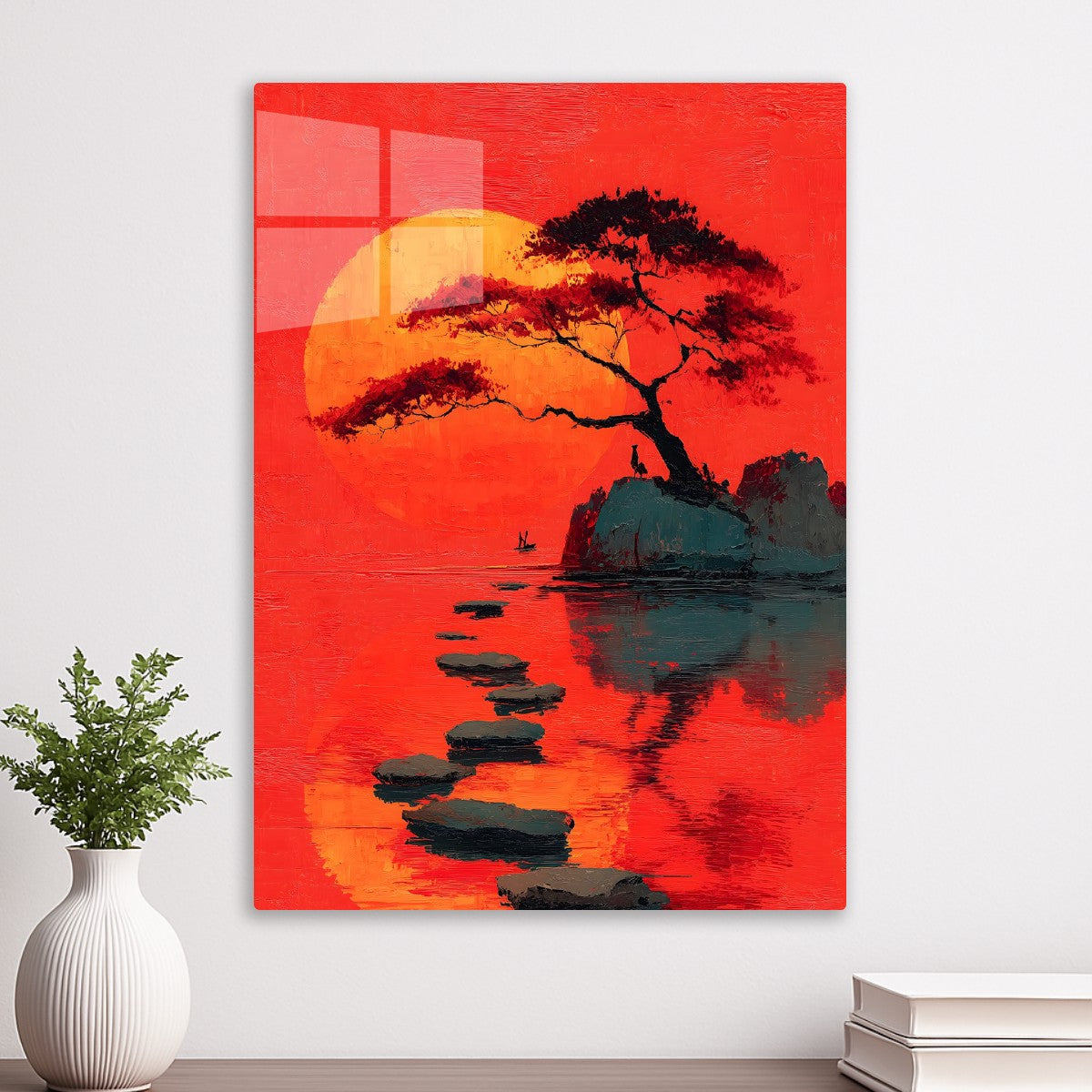 Serenity in Scarlet