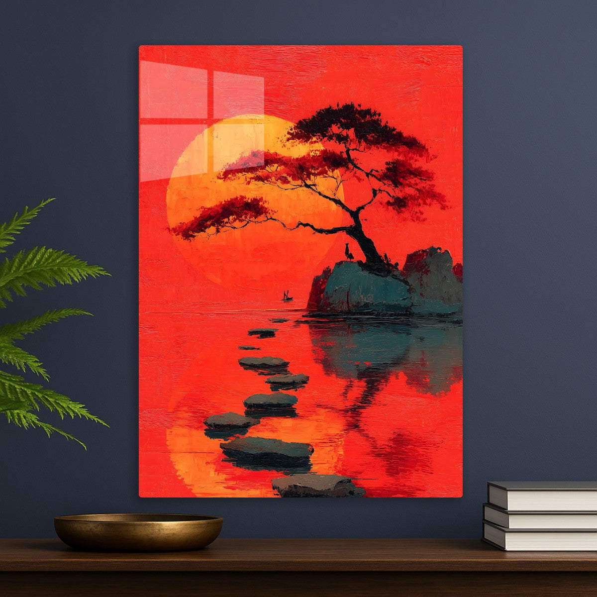 Serenity in Scarlet