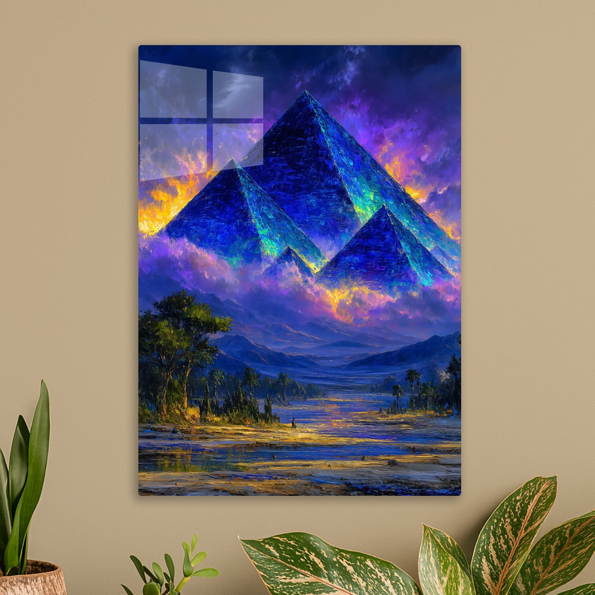 Enchanted Pyramids at Dusk