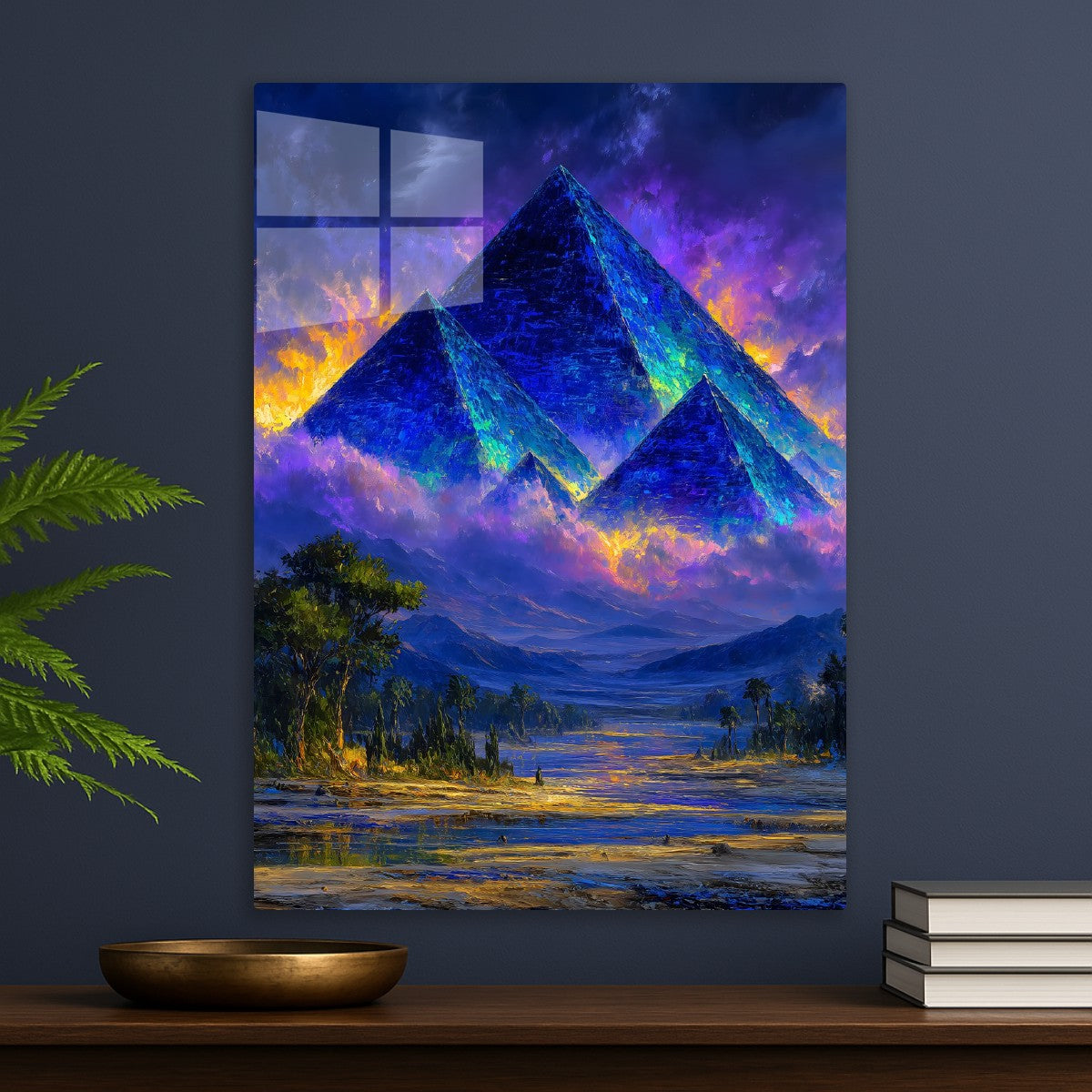 Enchanted Pyramids at Dusk