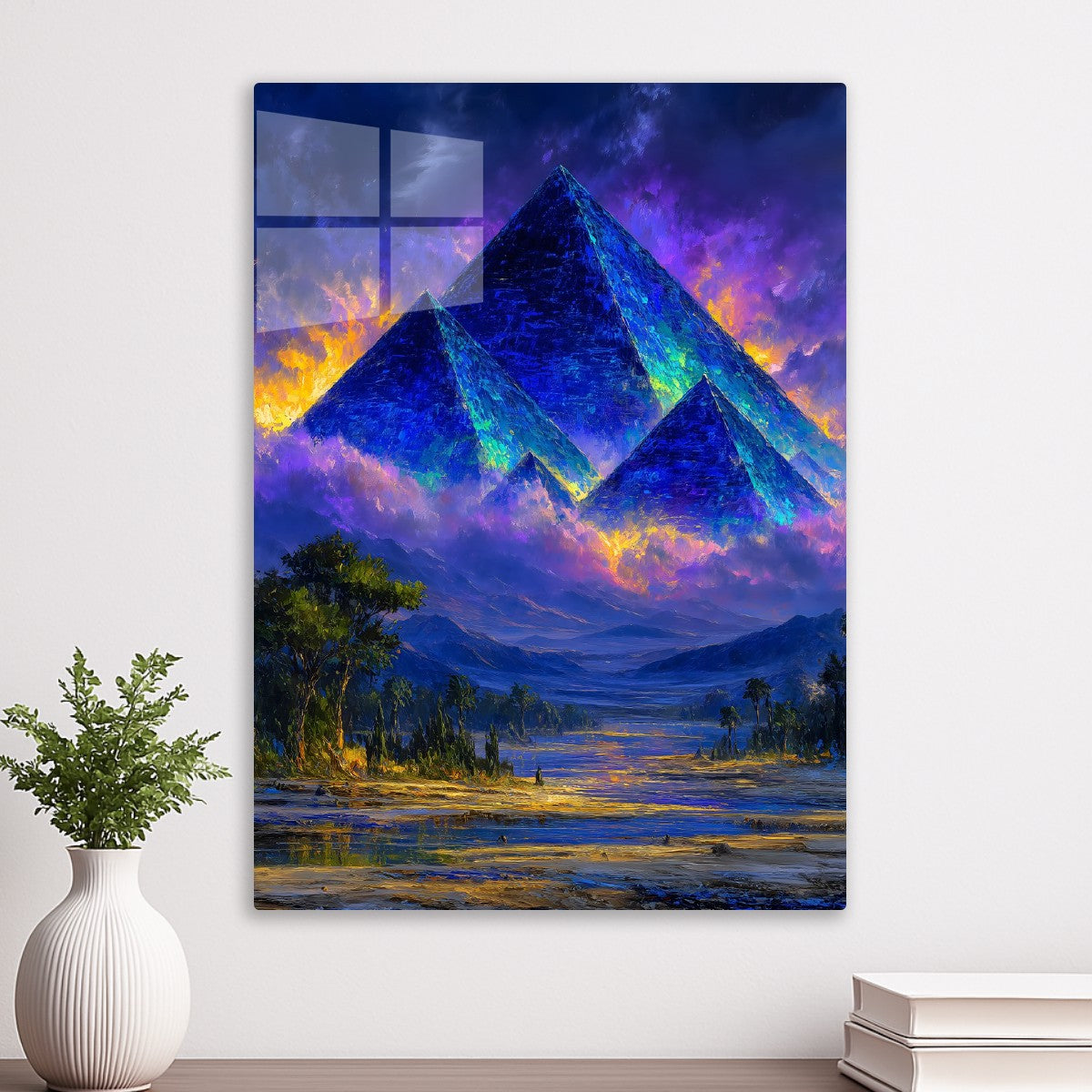 Enchanted Pyramids at Dusk