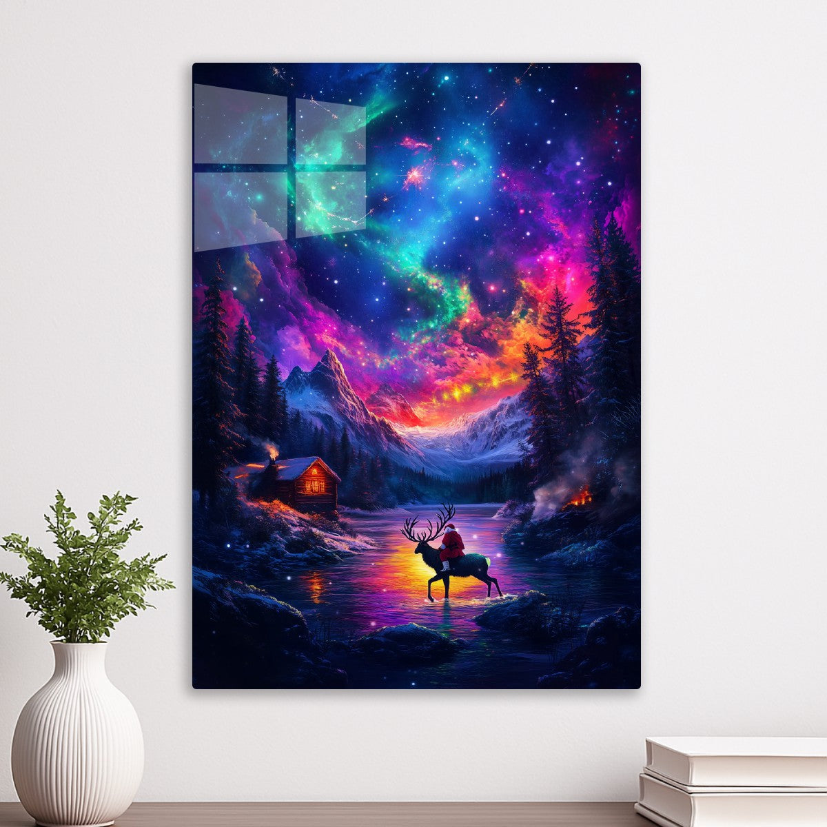 Enchanted Santa's Starlit Journey
