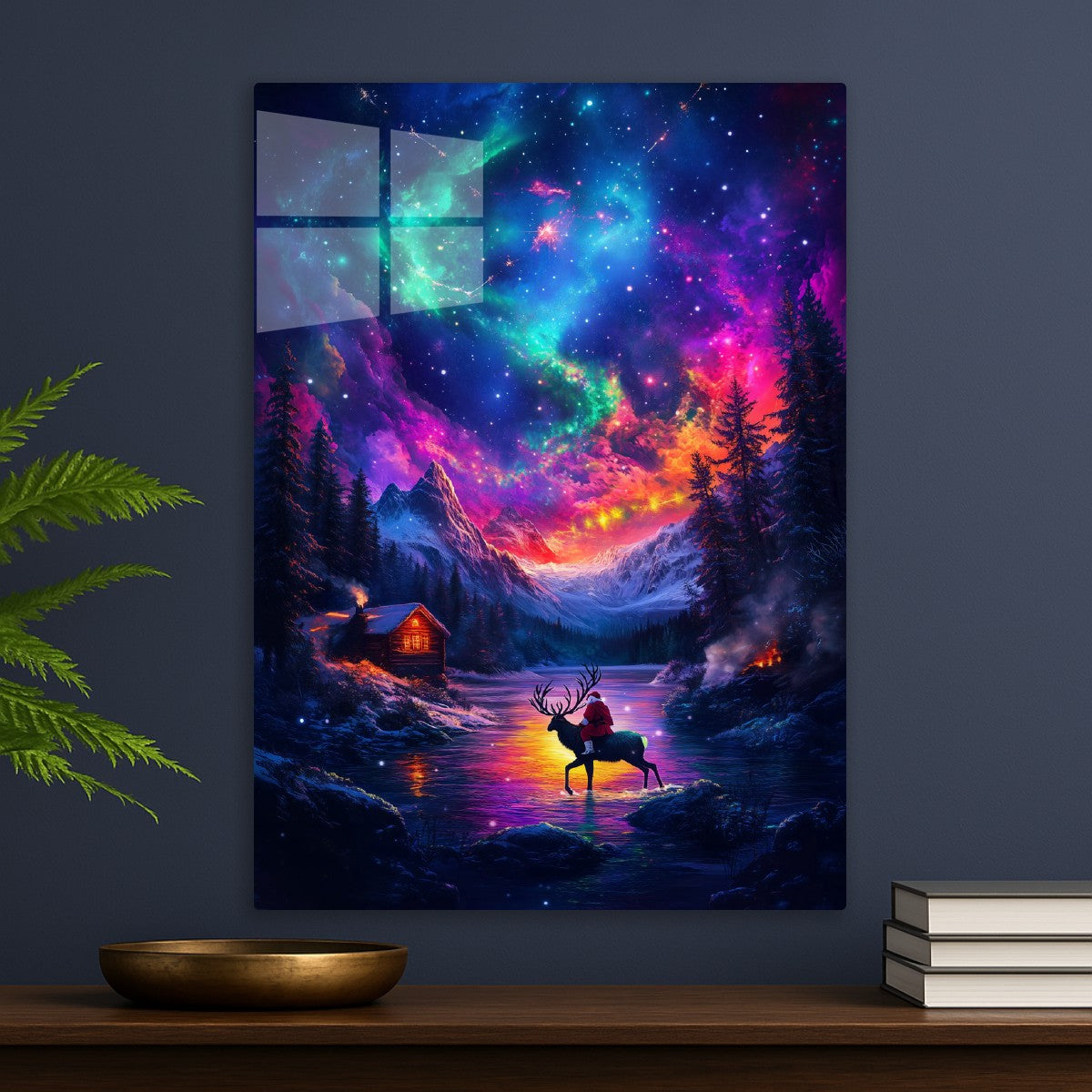 Enchanted Santa's Starlit Journey