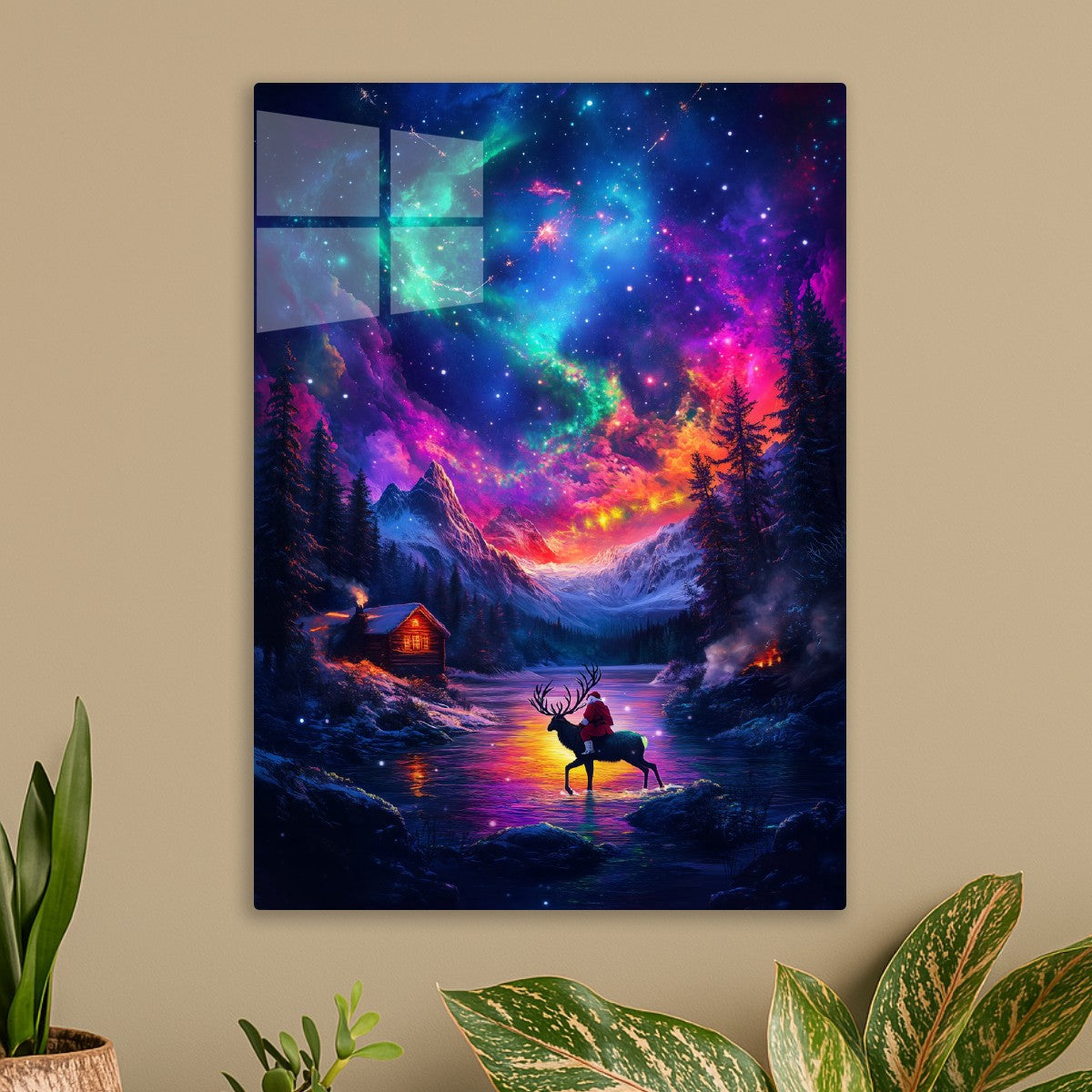 Enchanted Santa's Starlit Journey