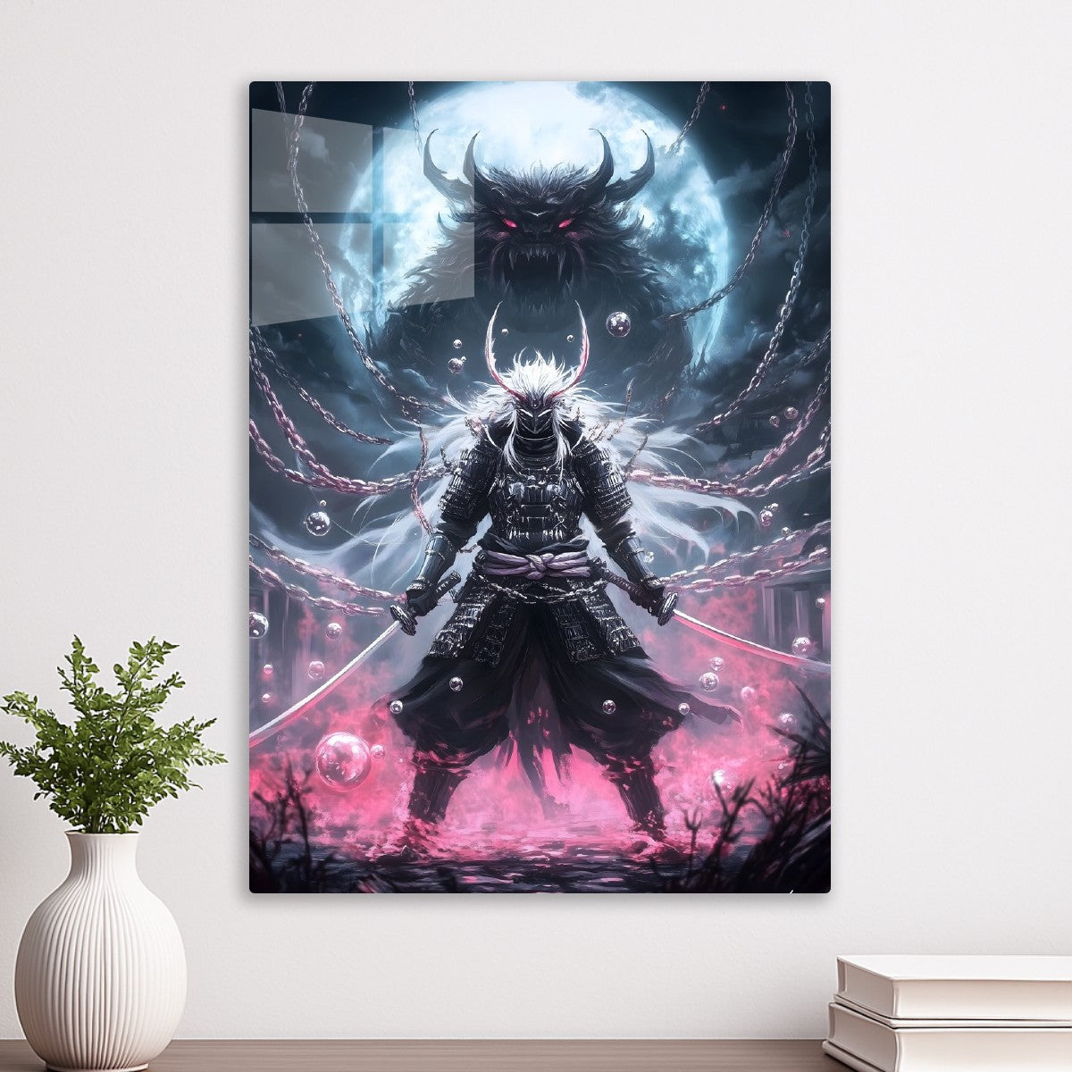 Shadow Warrior under the Moon