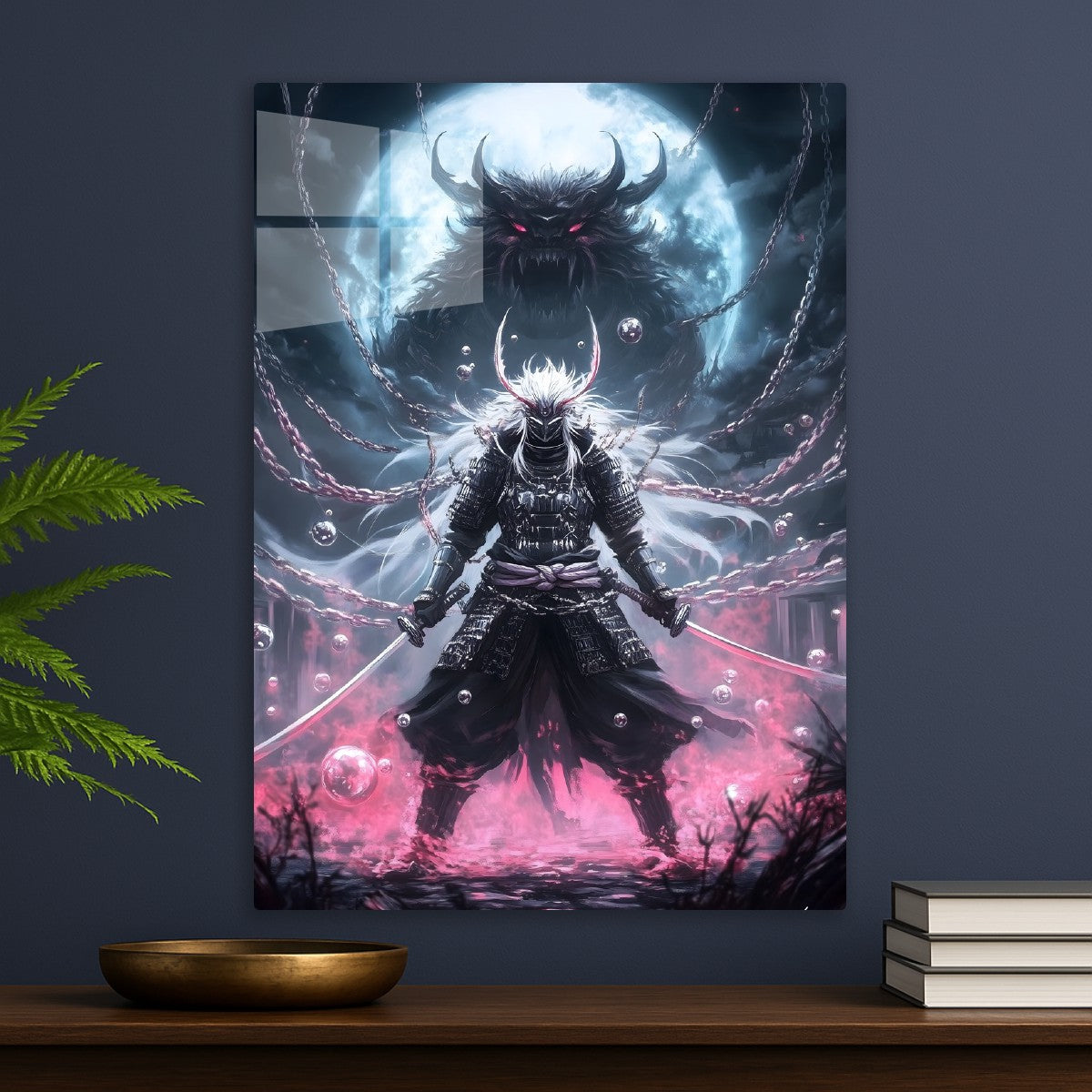 Shadow Warrior under the Moon