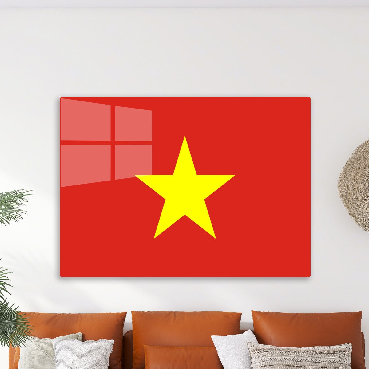 The flag of Vietnam