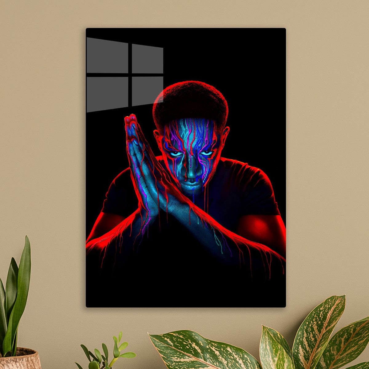 SNowfall psychedelic poster
