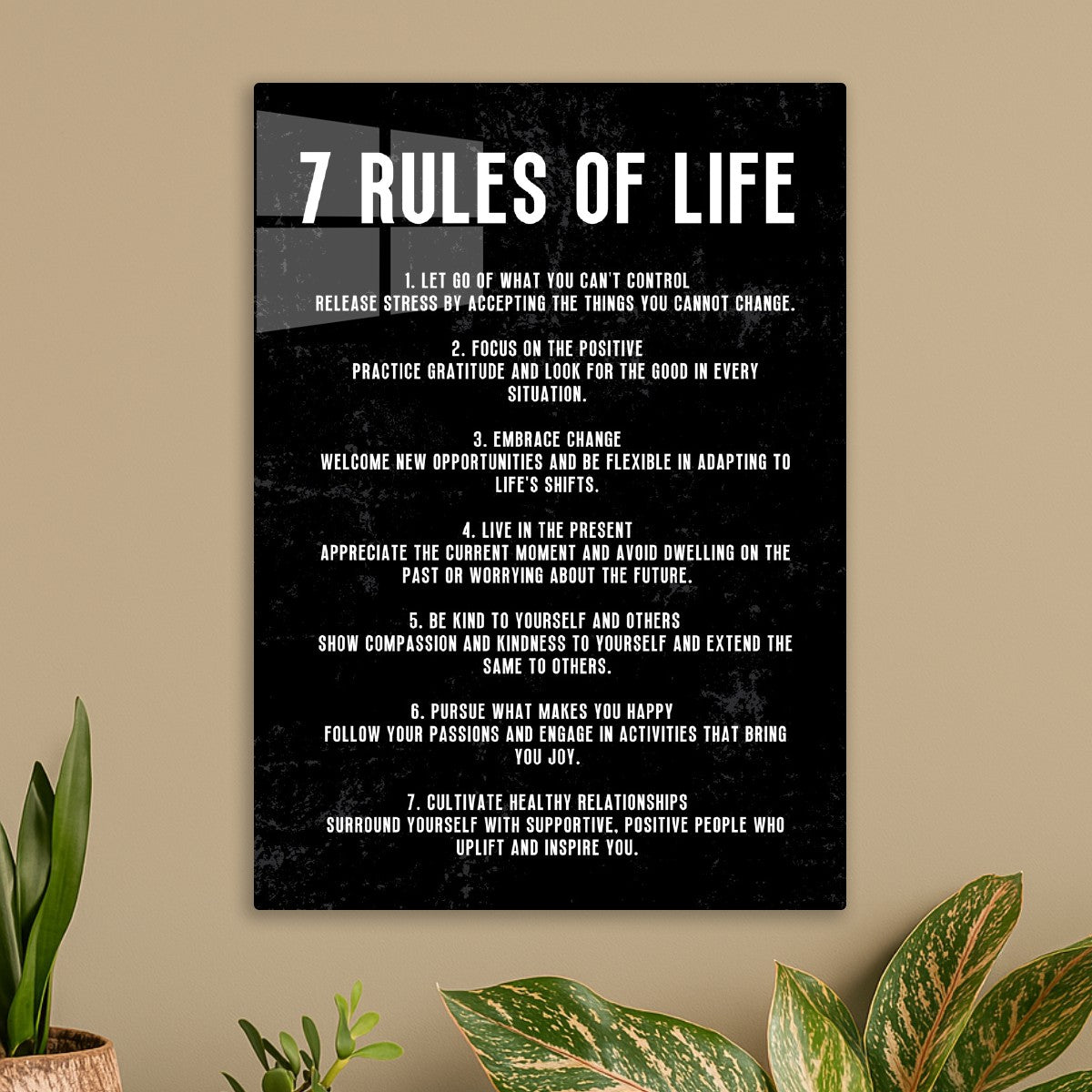 7 rules of life