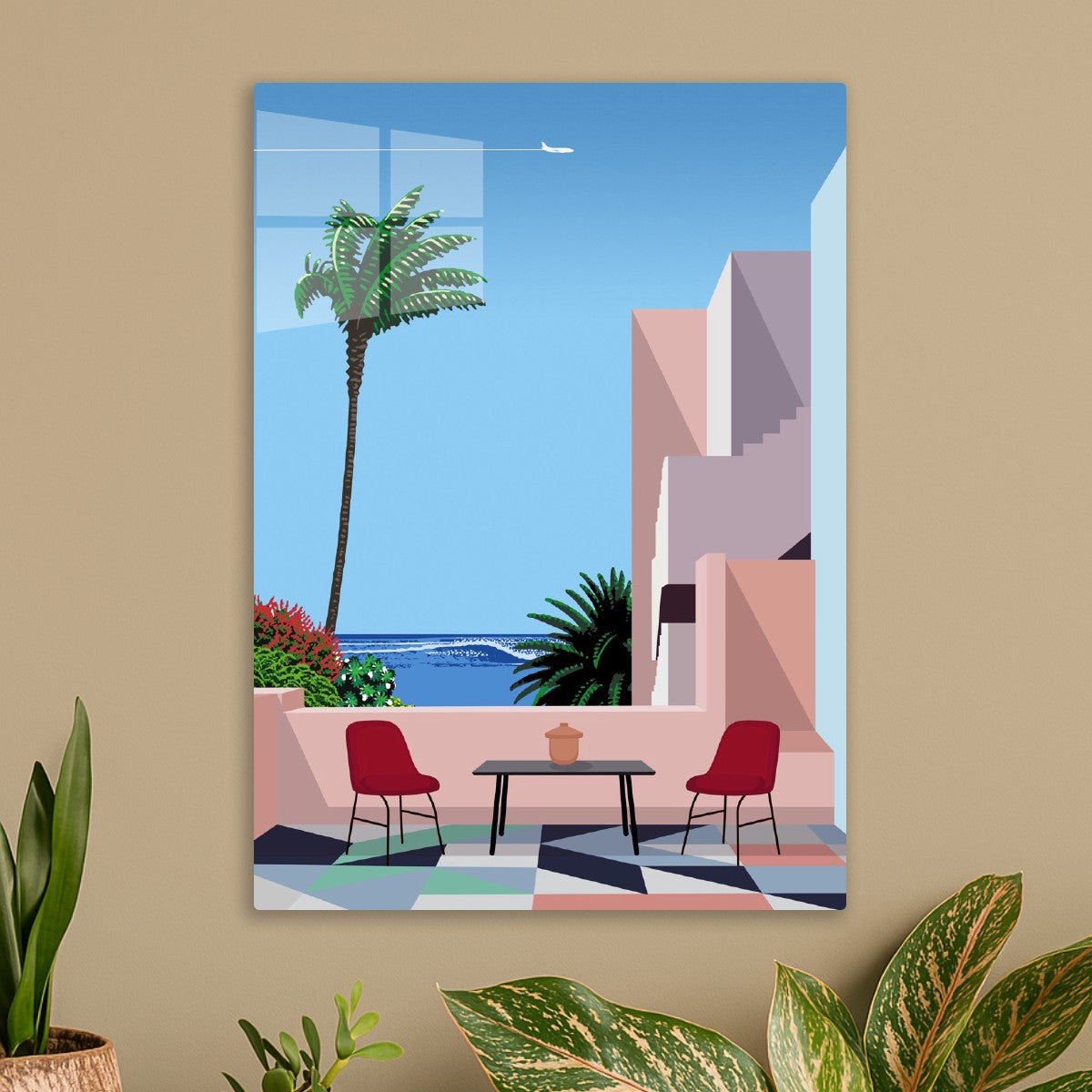 Cancun, Mexico — City Pop art
