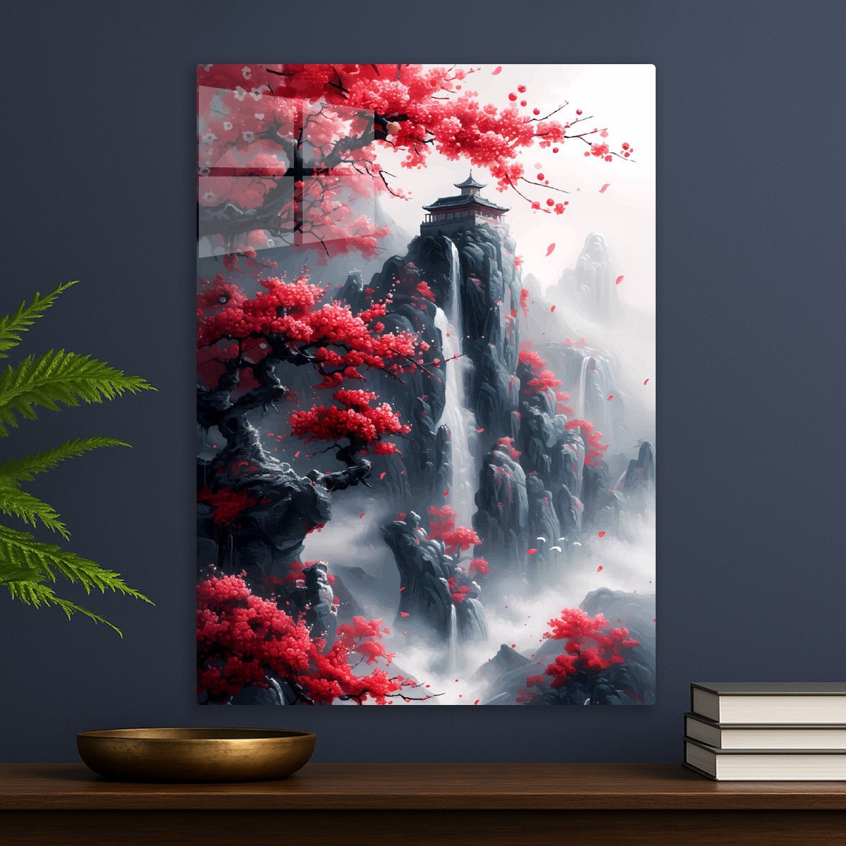 Cherry blossom landscape