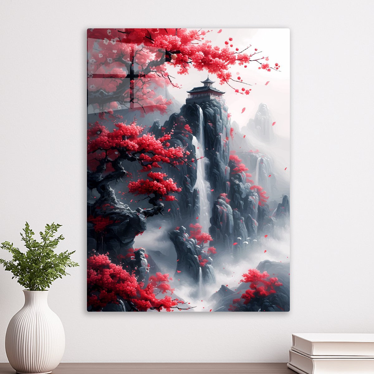 Cherry blossom landscape