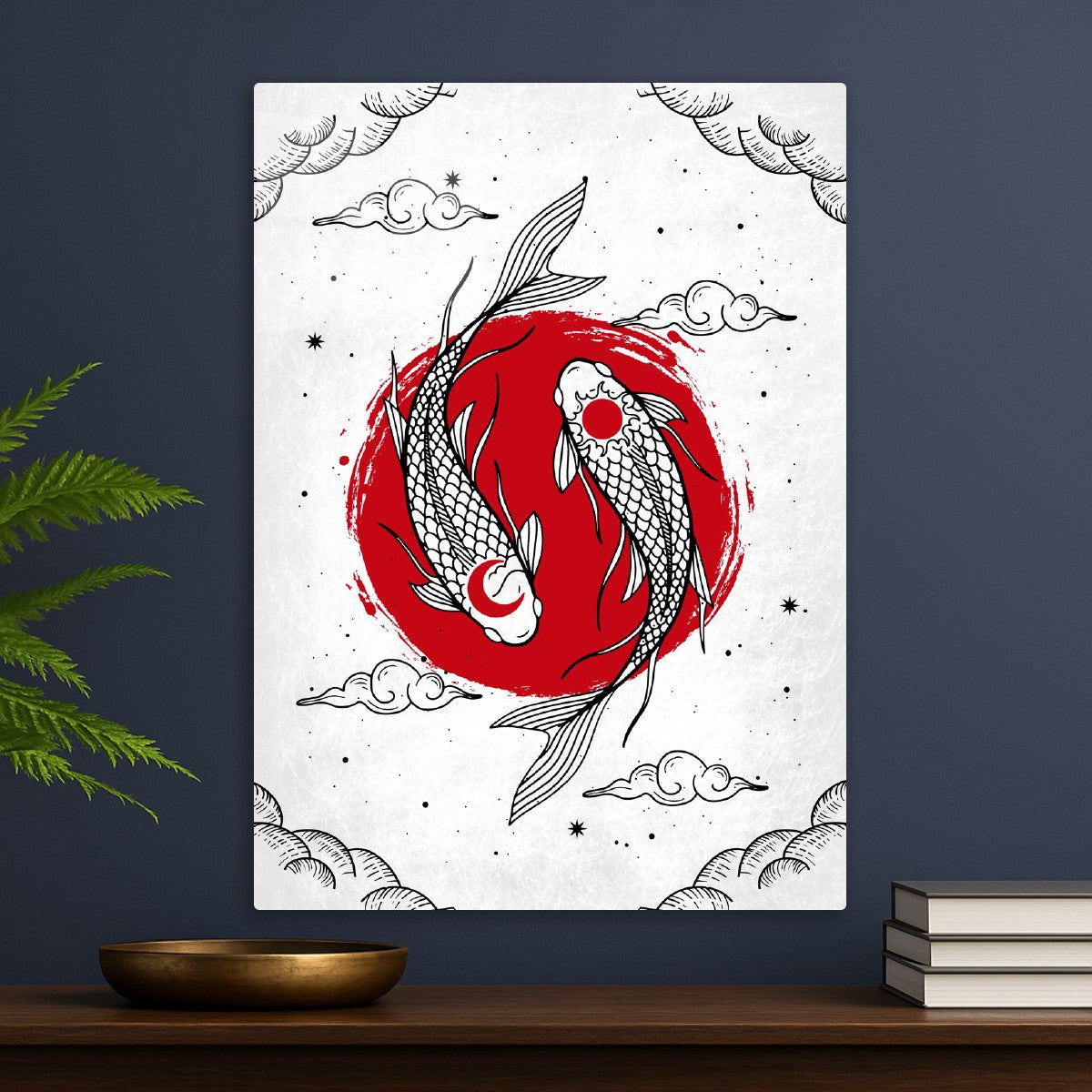 Koi Fish Yin Yang