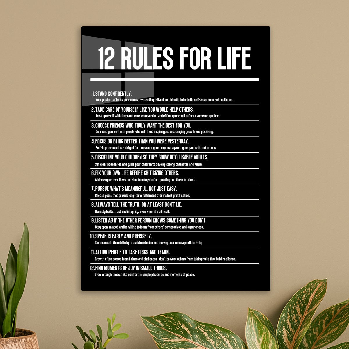 Rules for  Life