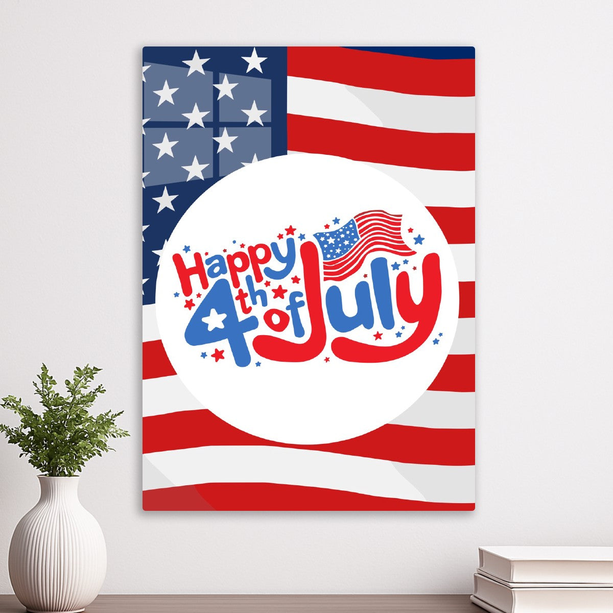 4th of July Circle Emblem