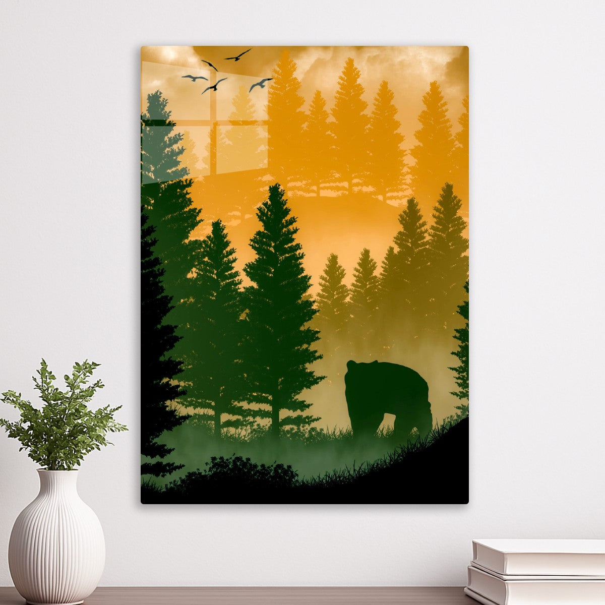 bear and forest