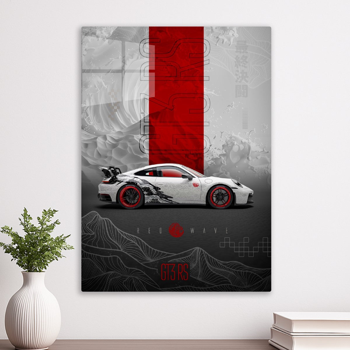 Porsche GT3 RS Red Wave