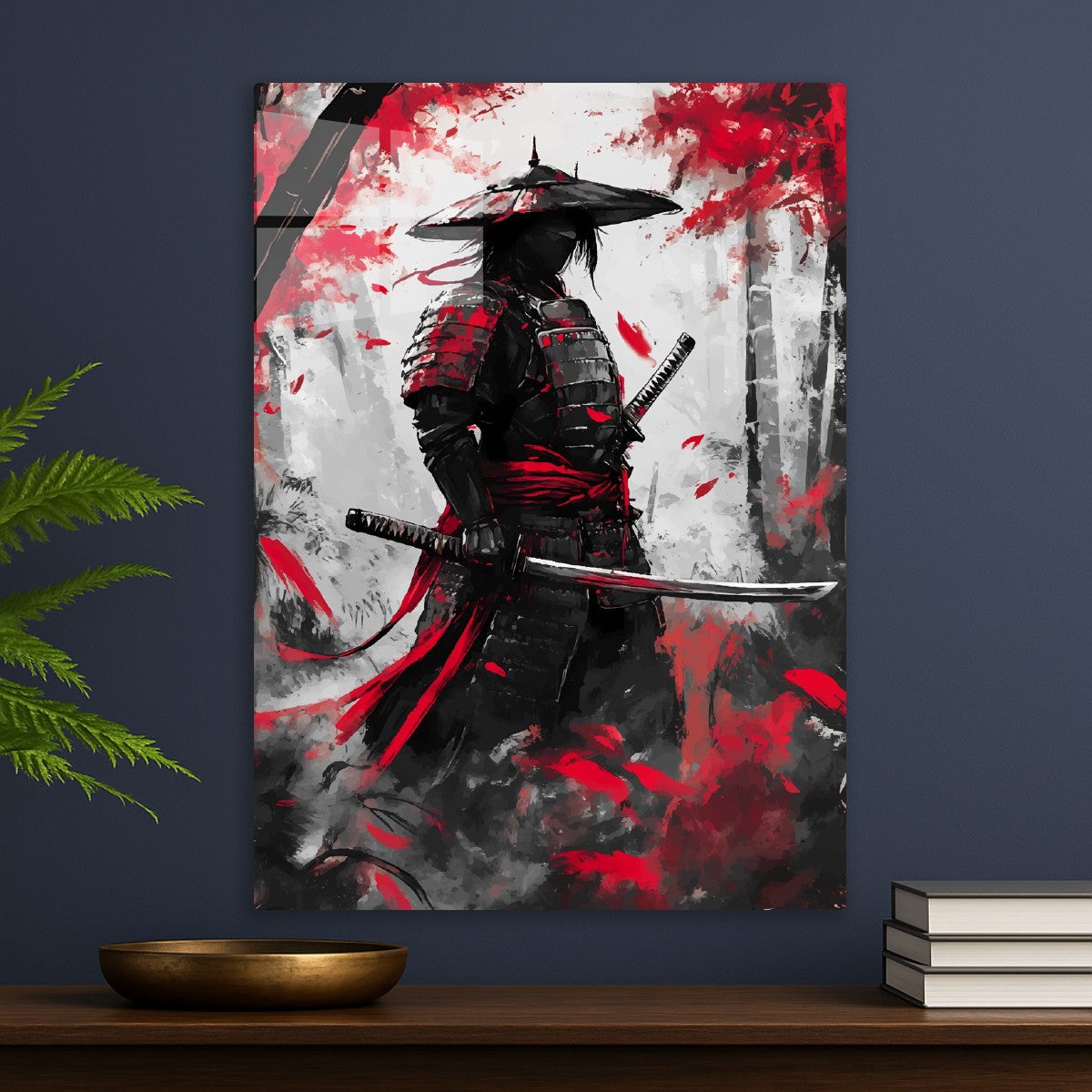 Red Japanese Samurai