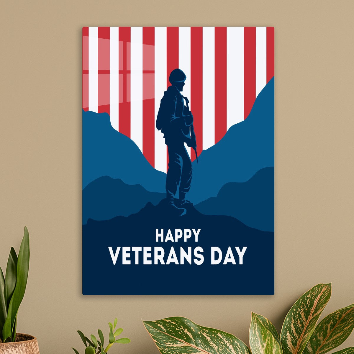 Happy Veterans Day Army Art