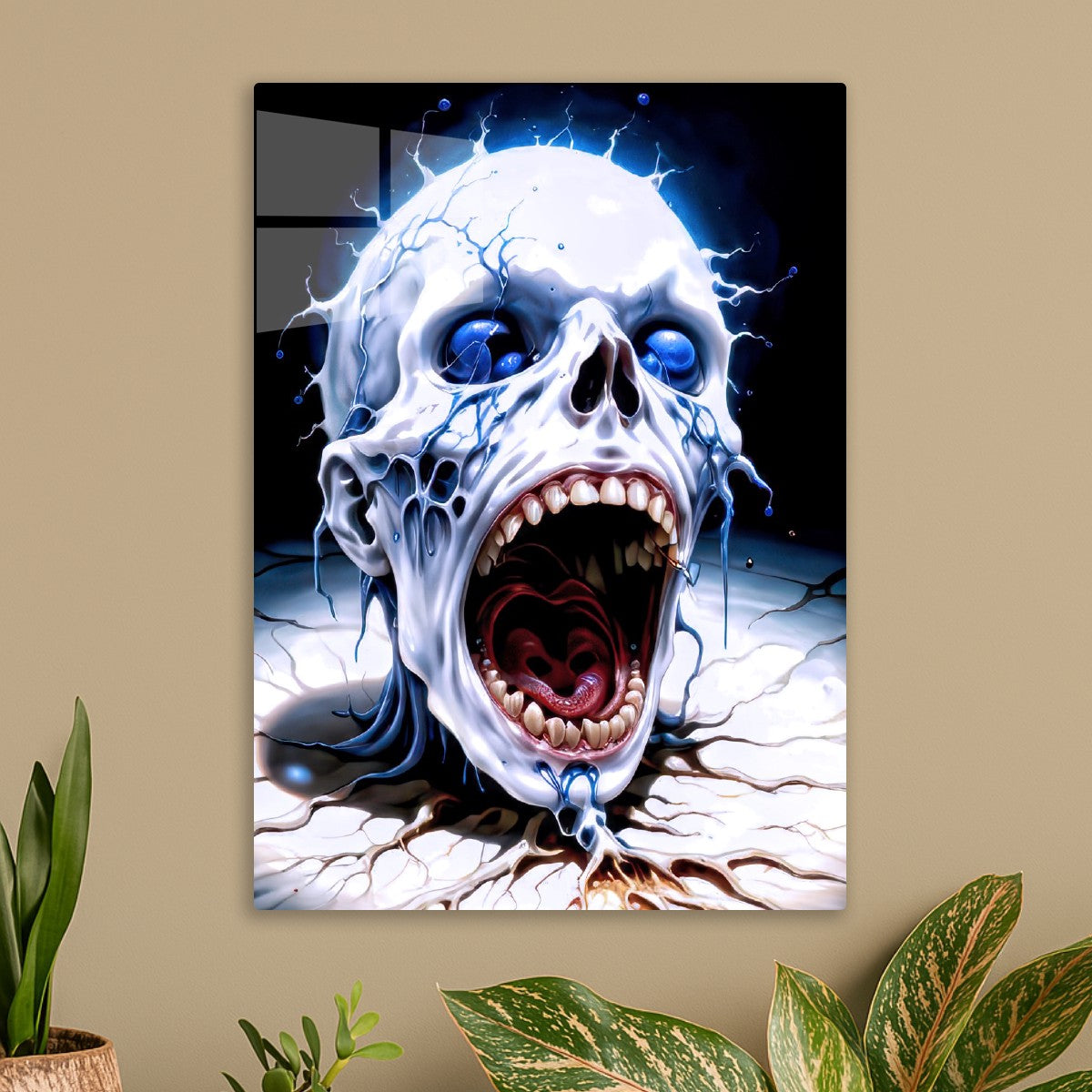 Zombie skull