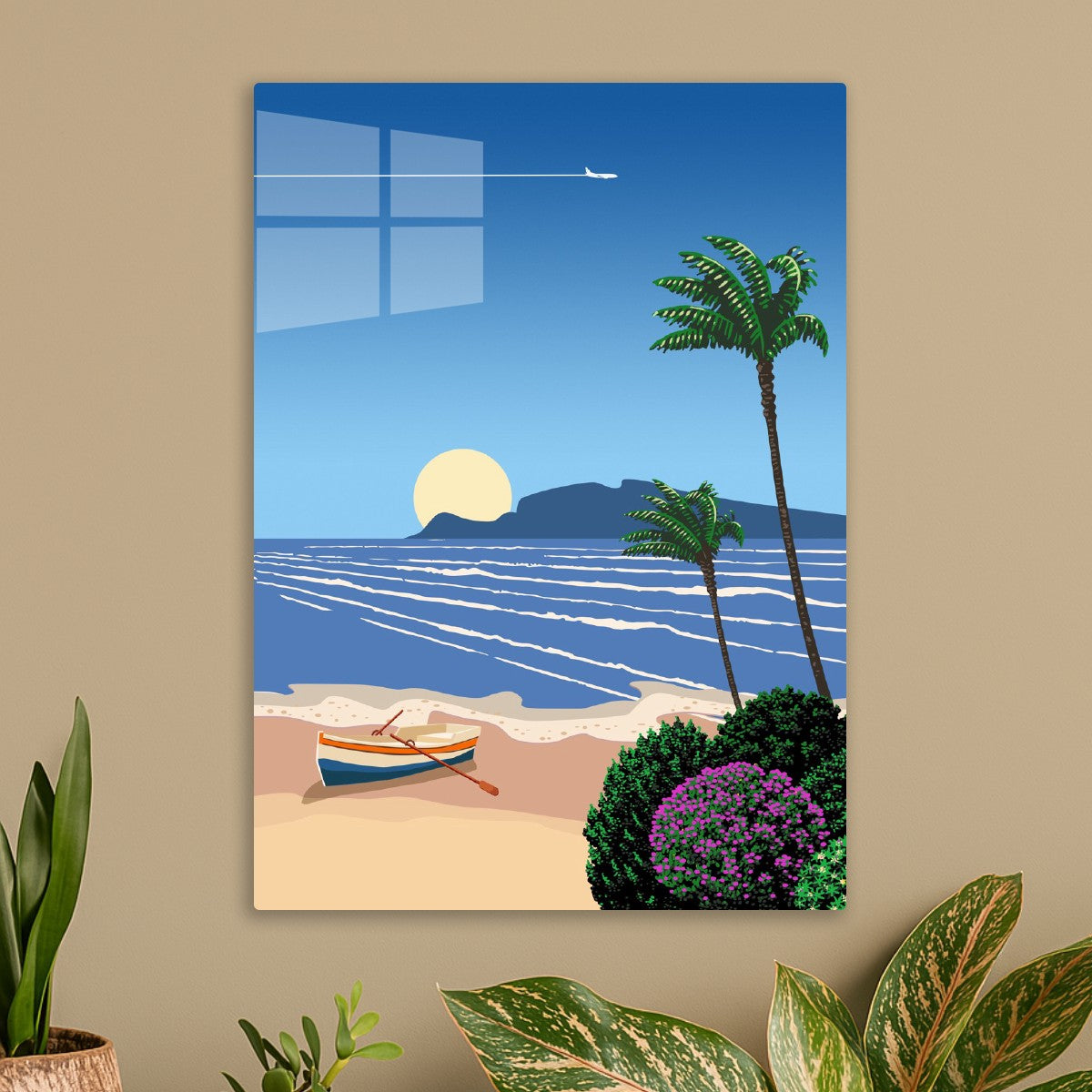 Cyprus, beach — City Pop art