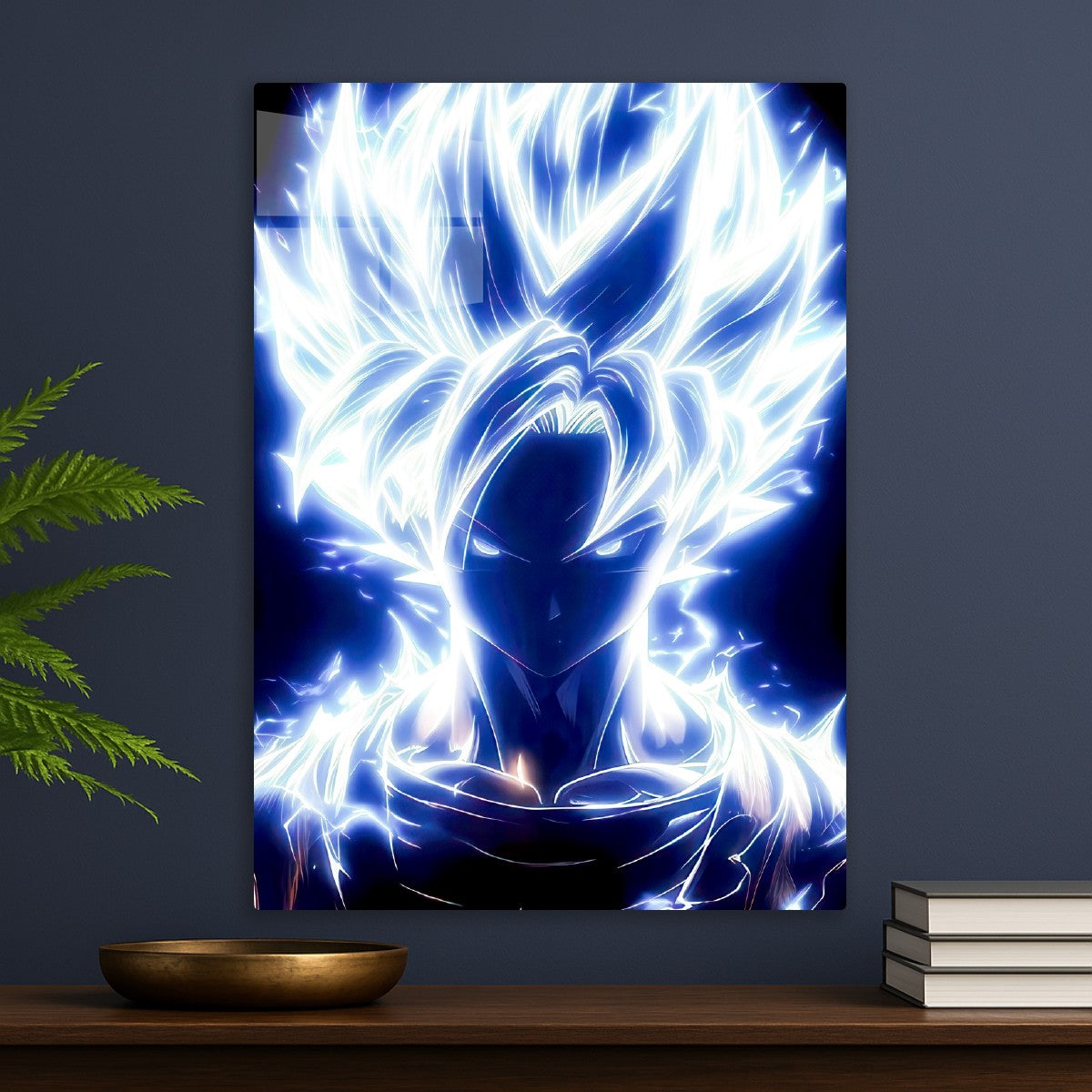 Goku SSJ Blue Silhouette