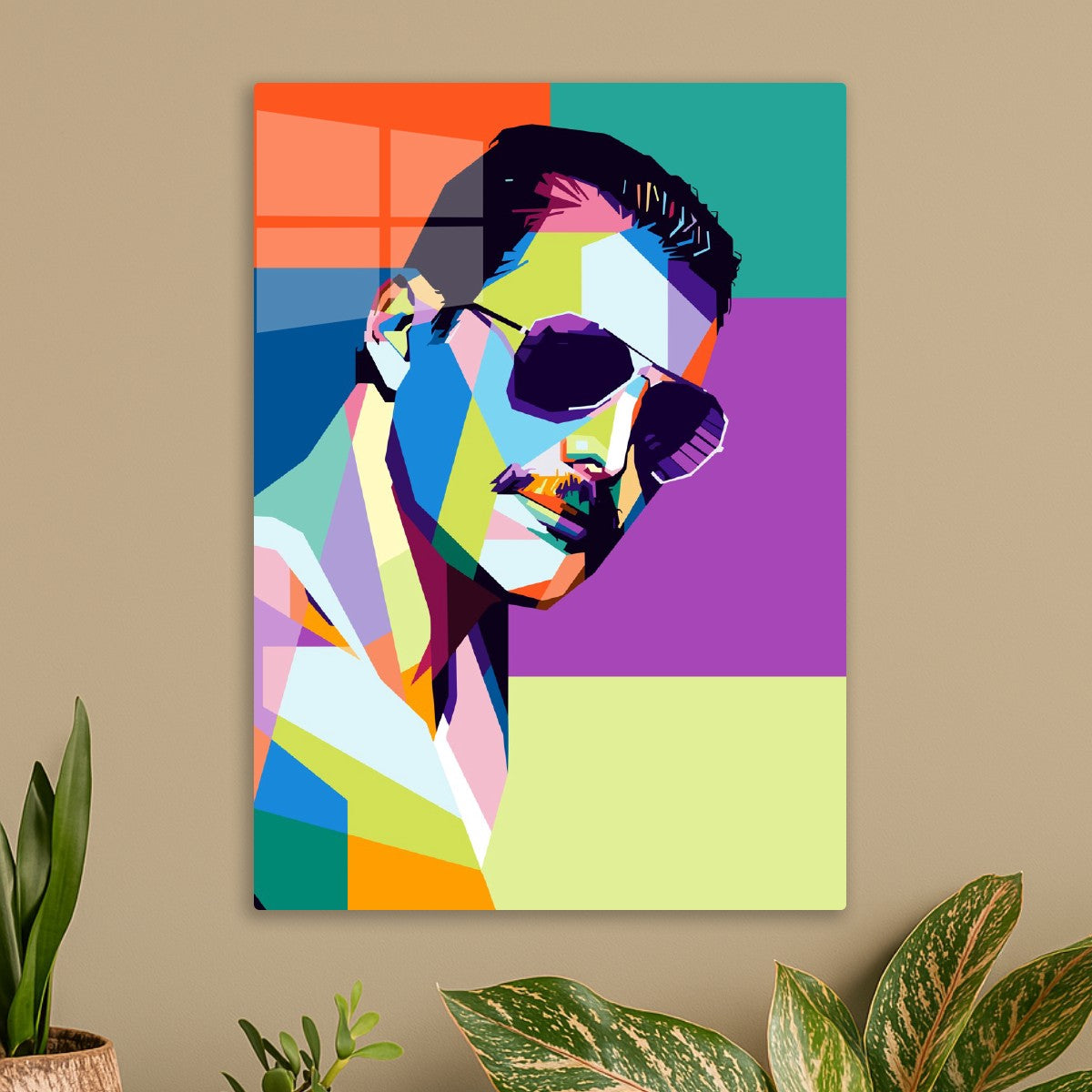 Freddie Mercury Colorful WPA
