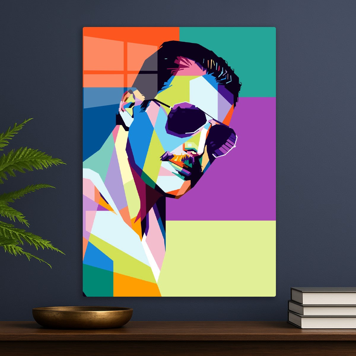 Freddie Mercury Colorful WPA