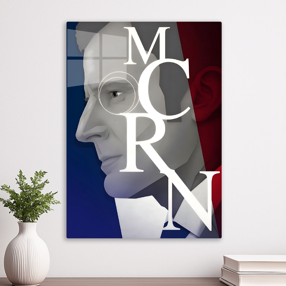 Emmanuel Macron France Flag