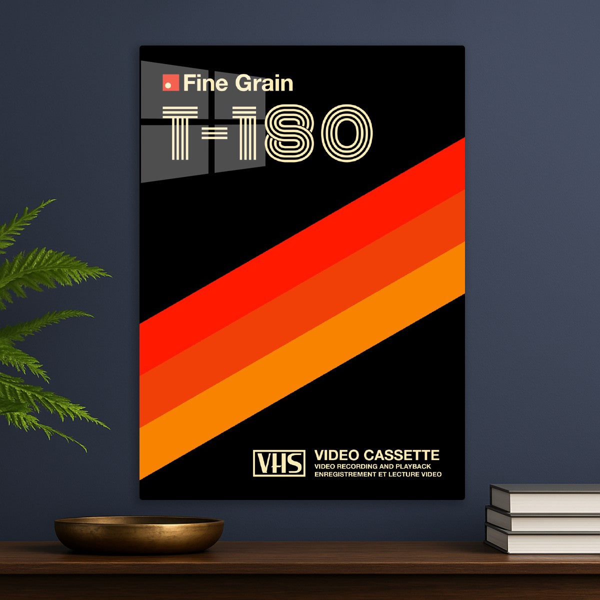 VHS T-180 retrowave/vaporwave
