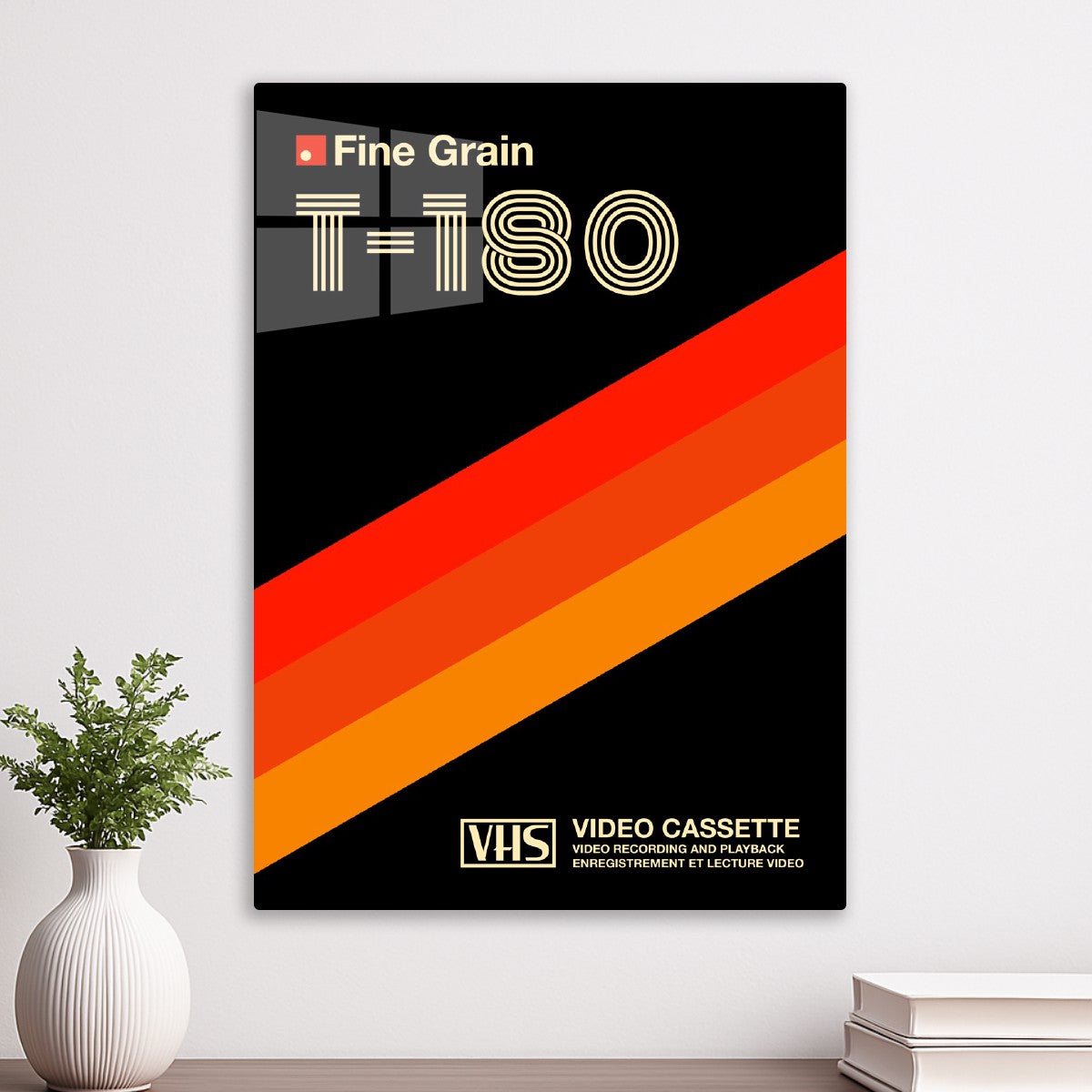 VHS T-180 retrowave/vaporwave