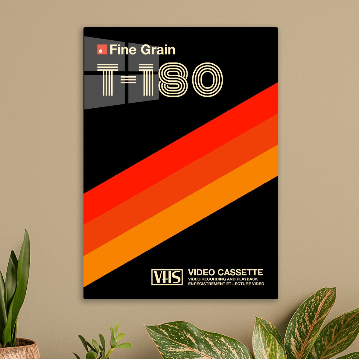 VHS T-180 retrowave/vaporwave