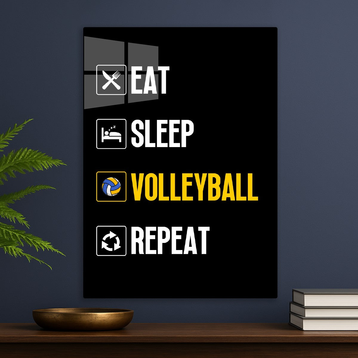 Eat Sleep Volleyball Repeat