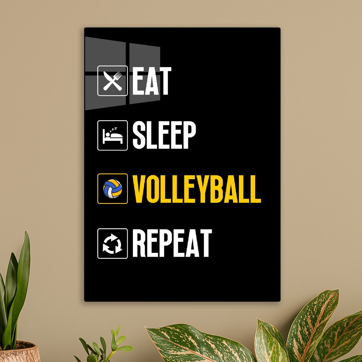Eat Sleep Volleyball Repeat